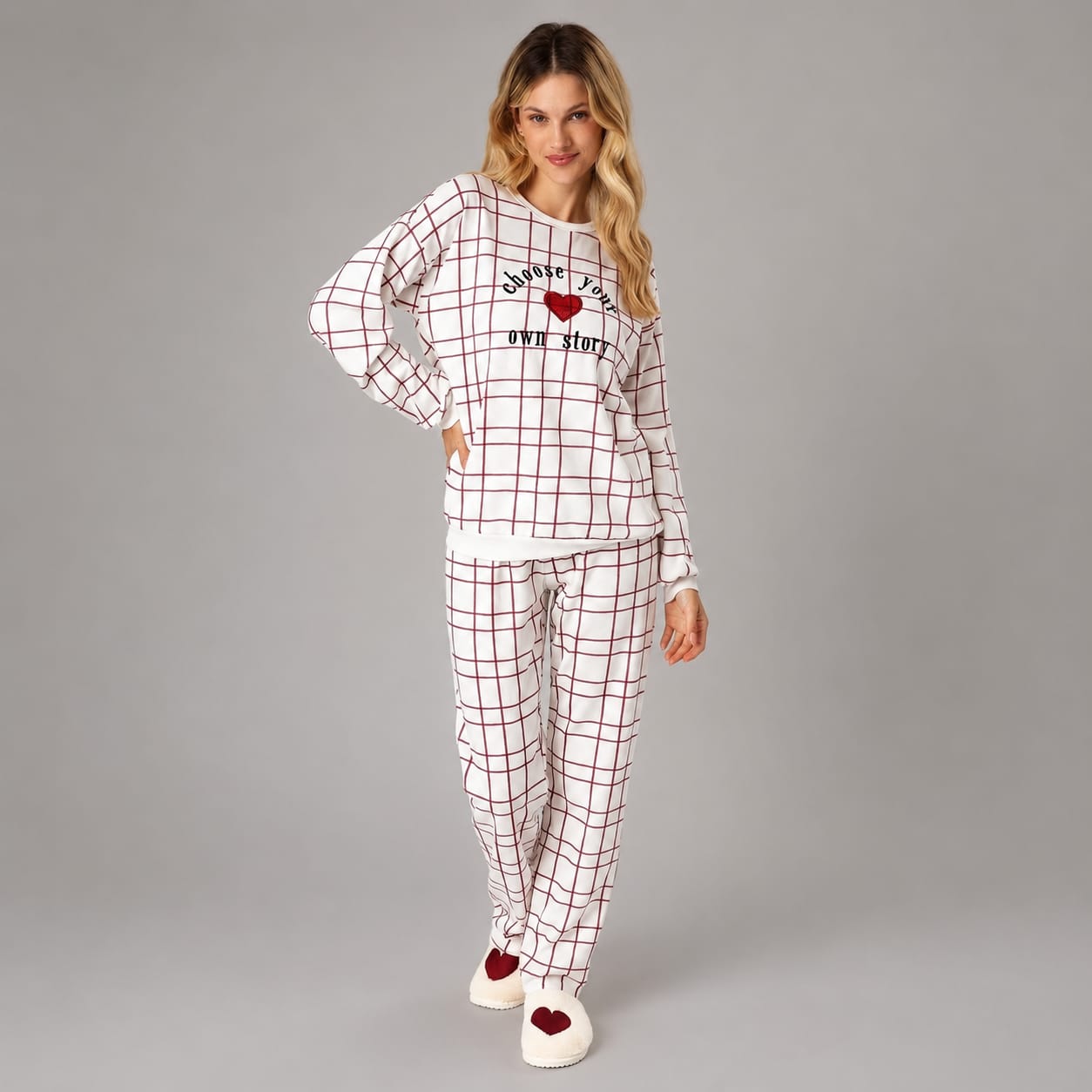 Pijama Moletinho Flanelado Feminino Adulto